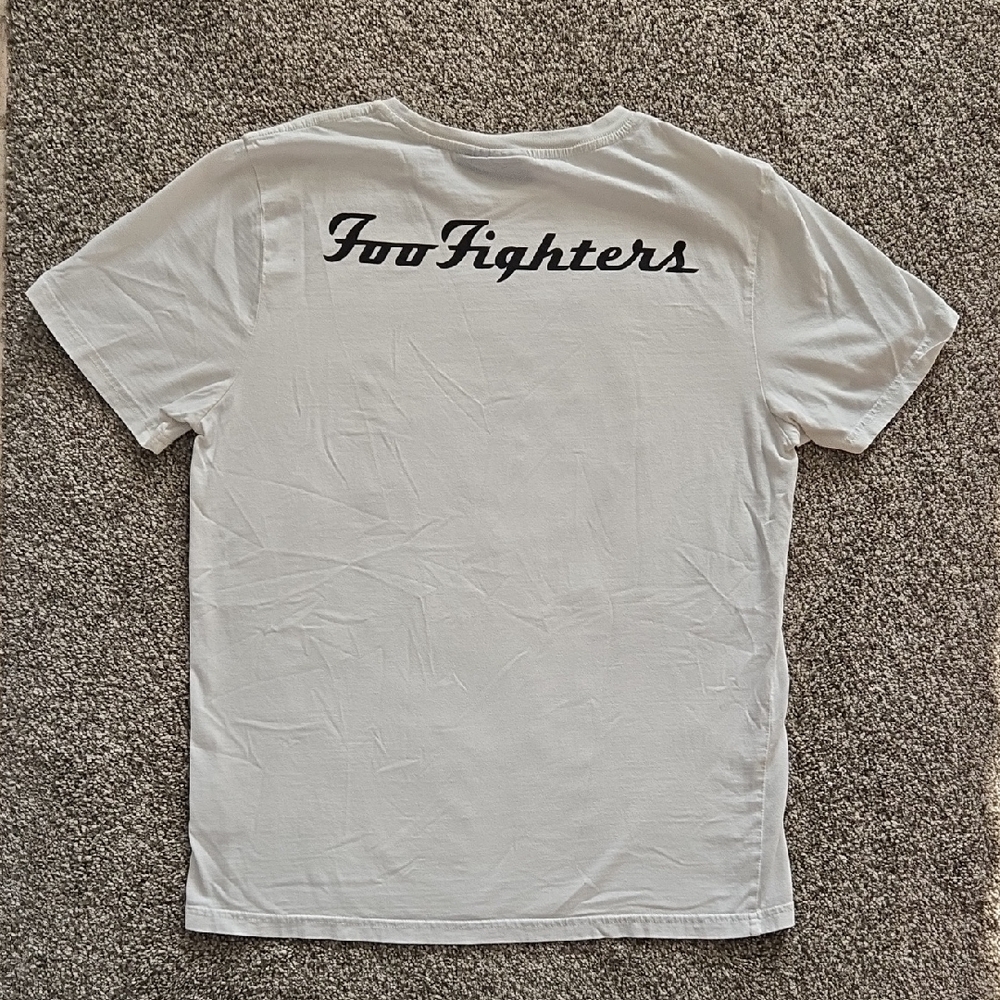 White T-Shirt with Black FF Logo - Picture 5 of 7